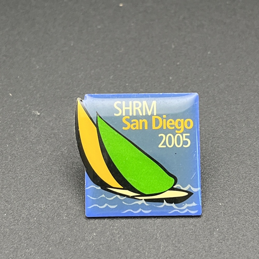 2005 Society For Human Resource Management San Diego Convention Lapel Hat‎ Pin